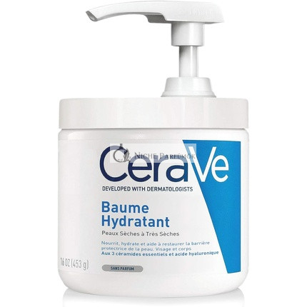 CeraVe Hydratačný krém na telo a tvár s pumpičkou, 454g