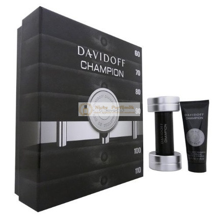 Davidoff Champion Set - EDT Spray 90ml a Šampón na vlasy a telo 75ml