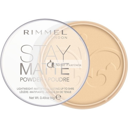 Rimmel Stay Matte Púder Transparentný, 14g