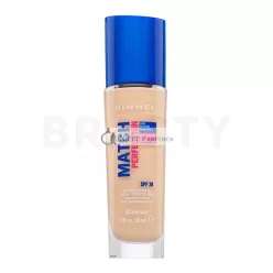   Rimmel London Match Perfection 24HR SPF20 Foundation folyékony make-up az egységes és világosabb arcbőrre 081 Fair Ivory 30 ml