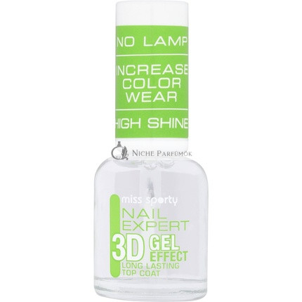 Miss Sporty 3D Gél Lesklý Vrchný Lak 8ml