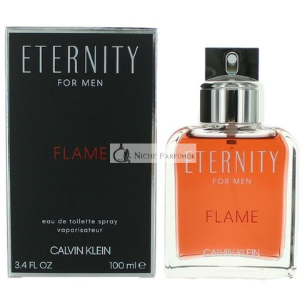 Calvin Klein Eau De Toilette Spray Eternity Flame Muž, 100 ml