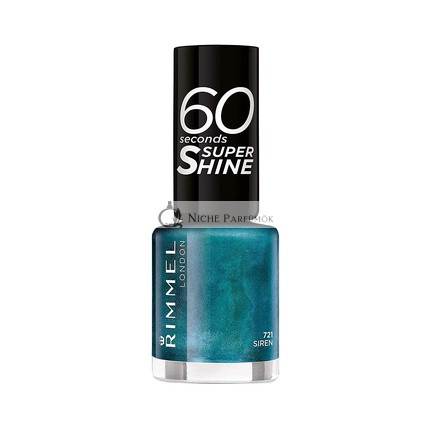 60 Sekúndový Super Lesk Nechtový Lak 721 Siréna, 8ml