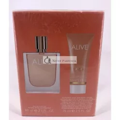 Hugo Boss Alive Set, 80ml Eau De Parfum + 75ml Telový krém