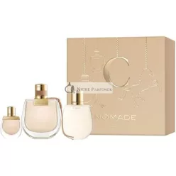   Chloé Nomade Darčeková sada + Eau de parfum sprej, 75ml + Eau de parfum taška sprej, 5ml + telový krém, 100ml