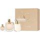Chloé Nomade Darčeková sada + Eau de parfum sprej, 75ml + Eau de parfum taška sprej, 5ml + telový krém, 100ml