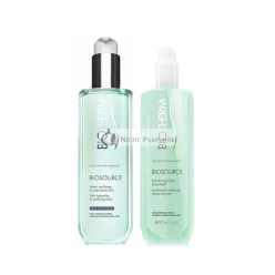   Biotherm Biosource 24h Hydratačný Toner Normálnu Pokožku 400ml + Mlieko Na Odstránenie Make-upu 400ml