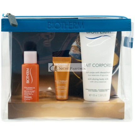 Biotherm Cestovný set MODRÁ TERAPIA Darčekový set 3-dielny