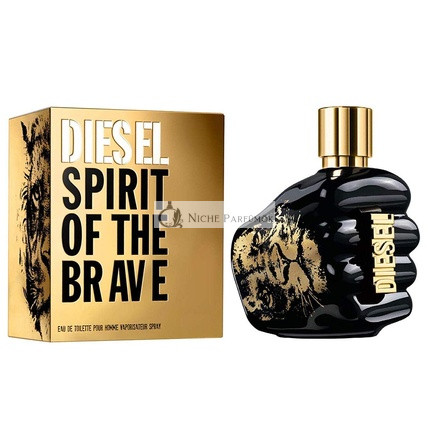Diesel Spirit of the Brave Eau de Toilette Spray Kolínska pre mužov - Cyprus, Bergamot a Tonka bôb