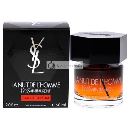 Yves Saint Laurent La Nuit De LHomme Mužská 60ml EDP Sprej Céder a Levanduľa