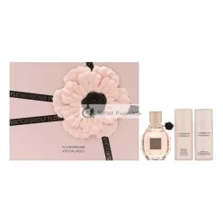   Viktor&Rolf Flowerbomb Eau de Parfum 50ml s telovým mliekom a sprchovým gélom