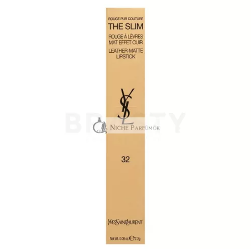 Yves Saint Laurent Rouge Pur Couture The Slim Matte Lipstick rúž so zmatňujúcim účinkom 32 Dare to Rouge 2,2 g
