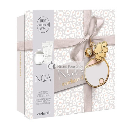 Cacharel Noa 3-dielna darčeková súprava - 1 Eau De Parfum pre ženy, 100ml + 2 telové mlieko, 50ml