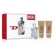 Diesel D Darčeková Sada 100ml Eau De Toilette, 75ml Sprchový Gél, 75ml Hydratačný Krém