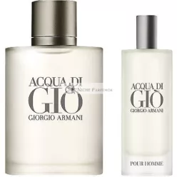   Giorgio Armani Acqua di Gio Eau de Toilette Spray, 50 ml + 15 ml cestovné sprej