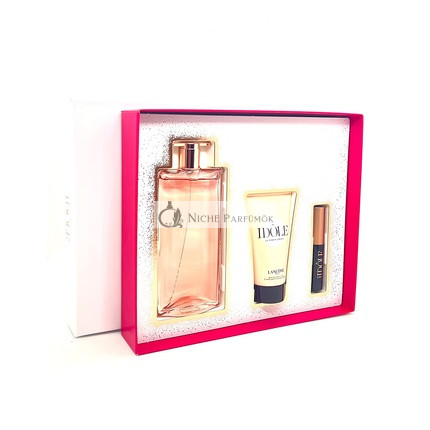 Lancome Idole Darčeková Sada - 50ml Eau de Parfum + 50ml Telové Mlieko + 2.5ml Idole Lash 01 Lesklá Čierna Riasenka