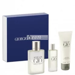 Acqua Di Gio Homme Edt + Gél + Mini, 100ml + 75ml + 15ml