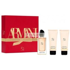   Giorgio Armani Si 2022 Darčeková Sada s 100ml Eau De Parfum Spray a 50ml Telové Mlieko
