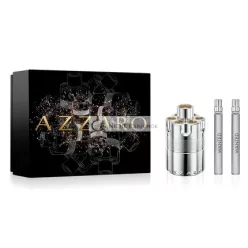   Azzaro Wanted Intense Pánska Kolínska Voda Darčeková Sada, 3 kusy