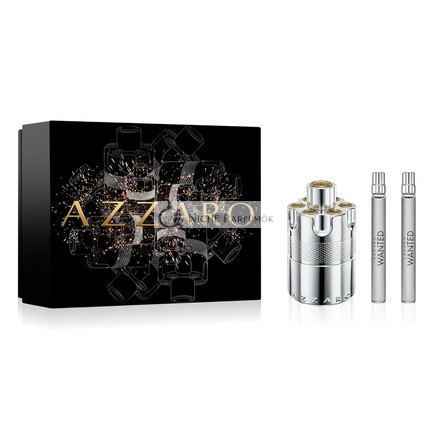 Azzaro Wanted Intense Pánska Kolínska Voda Darčeková Sada, 3 kusy