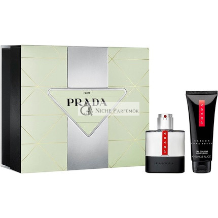 Prada Luna Rossa Carbon Eau de Toilette 50ml Darčeková sada 2023