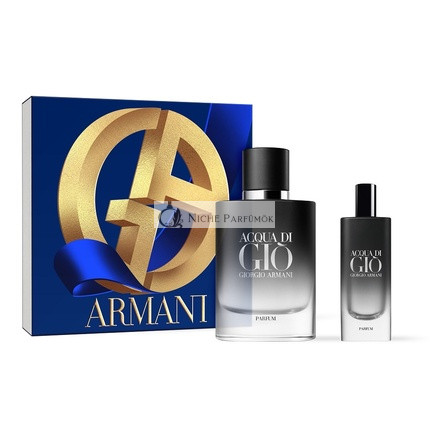Giorgio Armani Acqua Di Gio Pour Homme Parfum Set - 75ml a 15ml Sprej