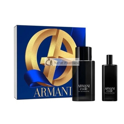 GIORGIO ARMANI Armani Code Kit Eau de Toilette 75ml + EdT cestovná veľkosť 15ml
