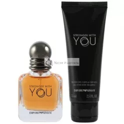   Giorgio Armani Stronger With You Eau De Toilette 50ml a sprchový gél 75ml