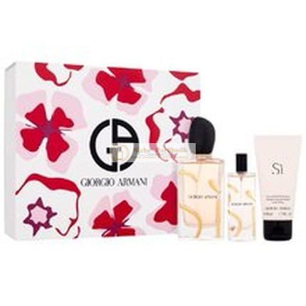 Armani Si Darčeková Sada - Edp 100 Ml, Edp 15 Ml a Telové Mlieko 50 Ml