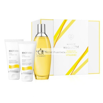 Biotherm Eau Vitaminée Darčeková sada (EdT 100ml + Sprchový gél 50ml + Telové mlieko 50ml)