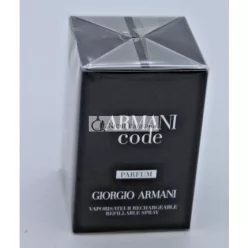   Giorgio Armani Code Pánska Parfumová Sprej - Nový, Opakovane Naplniteľný