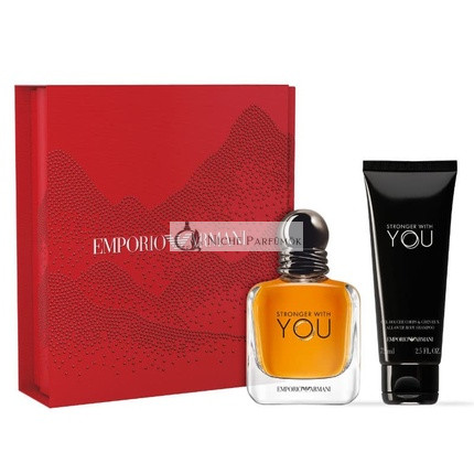 Emporio Armani Stronger With You Eau De Toilette Darčeková Sada - 50ml