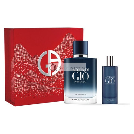 Armani Acqua Di Gio Profondo Eau De Parfum Darčeková sada, 100 ml