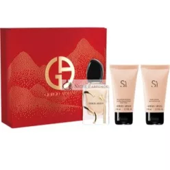 Giorgio Armani Si Set Eau De Parfum - 50 Ml a 15 Ml
