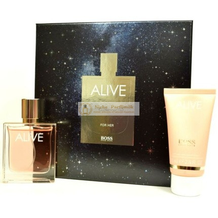 Hugo Boss Alive Darčeková Sada + Eau De Parfum 50ml + Telový Krém 75ml