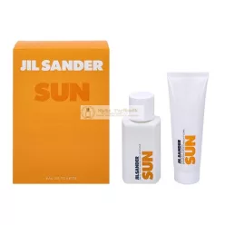  Jil Sander Sun Darčeková Sada Eau De Toilette 75ml + Šampón na Vlasy a Telo 75ml