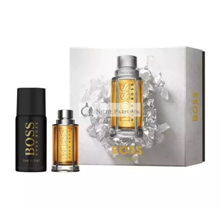 Hugo Boss The Scent Eau de Toilette Spray a Dezodor Spray Set, 50ml a 150ml