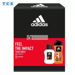   Adidas darčeková sada Team Force Eau De Toilette 50 ml + Sprchový gél 250ml