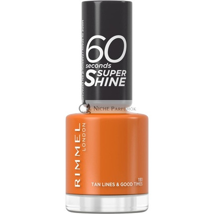 60 Sekundový Super Lesklý Lak na Nechty Tan Lines & Good Times 8ml