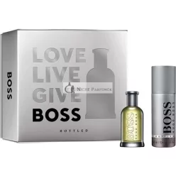   HUGO BOSS Bottled Eau de Toilette a Deo Spray Vianočný Darčekový Set, 50ml a 150ml