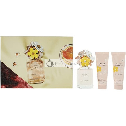 Marc Jacobs Daisy Eau So Fresh Darčeková Sada: Eau De Toilette 75ml, Telové Mlieko 75ml, Sprchový Gél 75ml