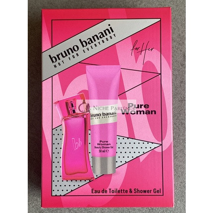 Bruno Banani Pure Woman Darčeková Sada Eau de Toilette 30ml + Sprchový Gél 50ml