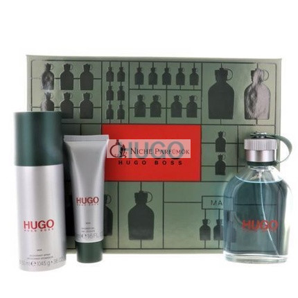 HUGO od Hugo Boss 3-dielna darčeková sada, 4,2oz Eau de Toilette sprej, nová krabička
