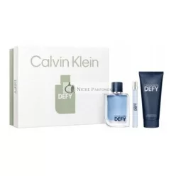   Calvin Klein Defy EDT 100ml + Šampón a telový umývací gél 100ml + EDT 10ml