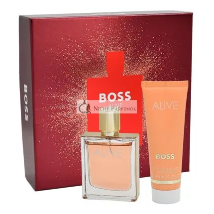 BOSS Alive 50ml EDP a 75ml Telový krém - Nový a Zapečatený