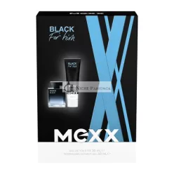 MEXX Black Man Eau de Toilette 30ml + Sprchový gél 50ml