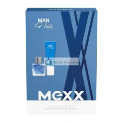 MEXX Man Eau de Toilette + Sprchový gél, 30ml + 50ml