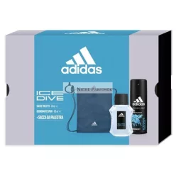   Darčeková sada Adidas Ice Dive pre mužov, 50 ml kolínska voda a 150 ml deodorant