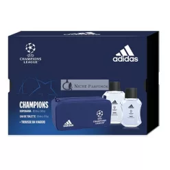   Parfum Pre Mužov adidas Champions League Eau De Toilette 50 ml + Holenie + Ramenná Taška