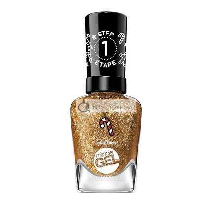 Sally Hansen Miracle Gel Sviatočná Kolekcia Lak na Nechty - Less Bitter More Glitter 914